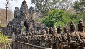 Angkor Wat Statues and Gates